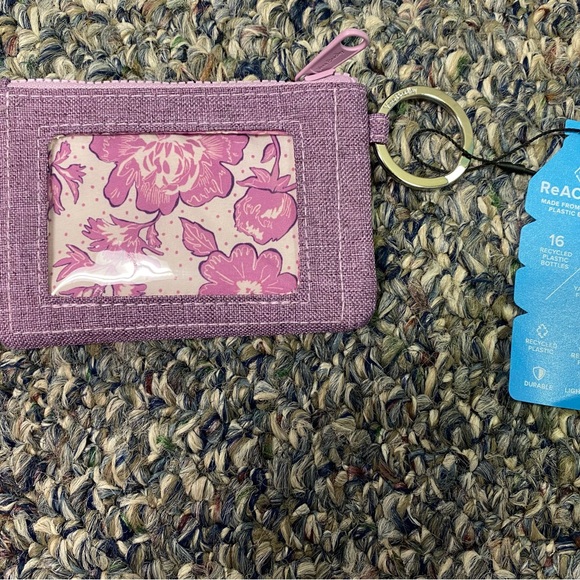 Vera Bradley Pink Floral ID Wallet - Picture 1 of 3